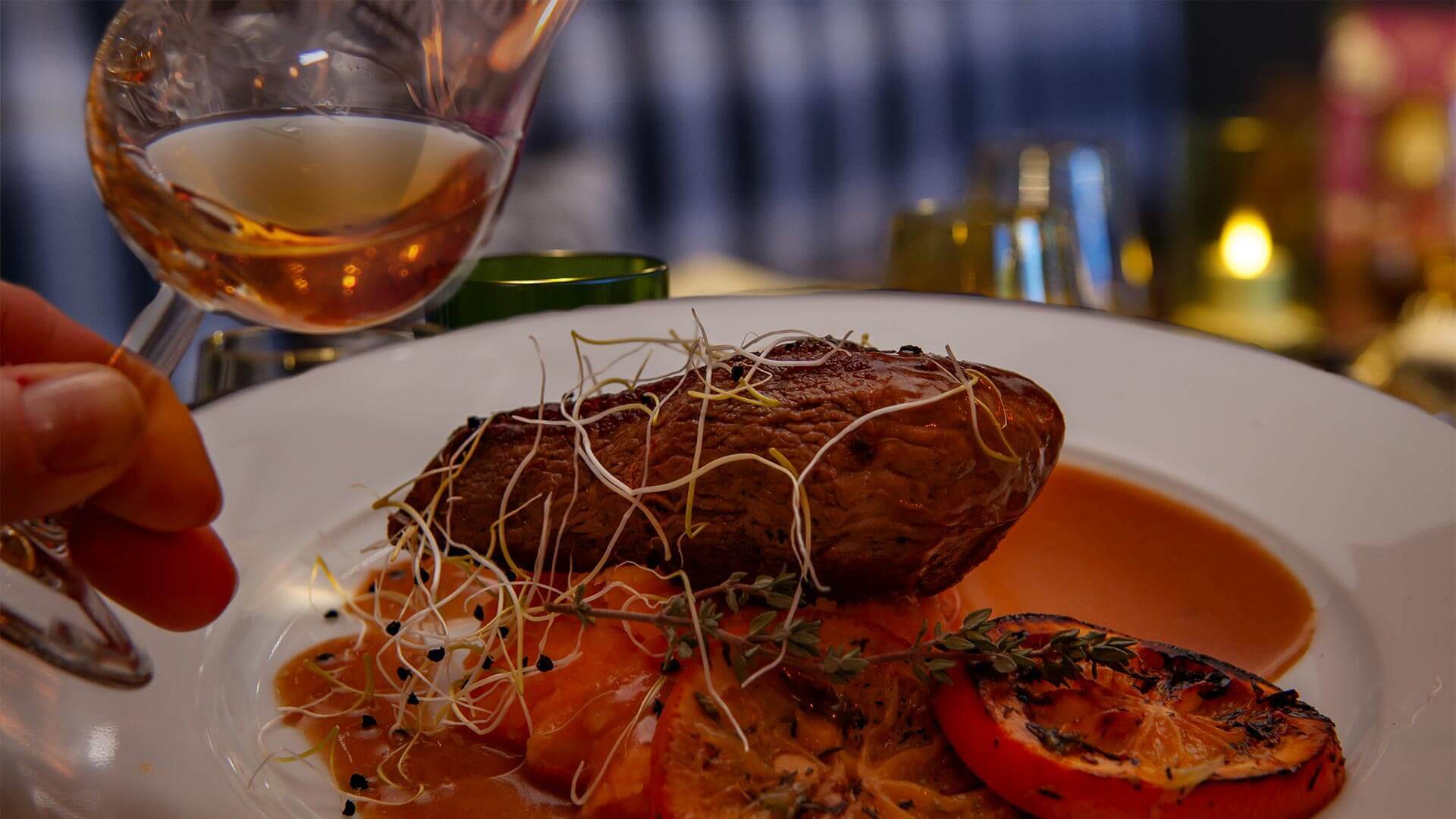 Steak-zum-Whisky